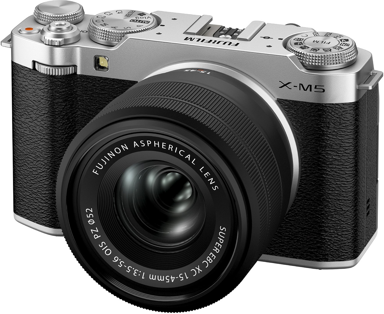 Fujifilm X-M5 silber + XC 15-45mm F3.5-5.6 OIS PZ