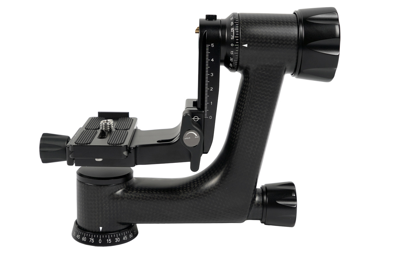 Sirui PH-10 Gimbal Kopf mit Wechselplatte Carbon